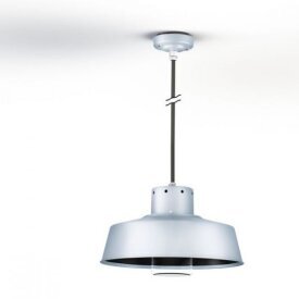 Faktory 03 | Große Industrial Roh-Zink Deckenleuchte von Roger Pradier